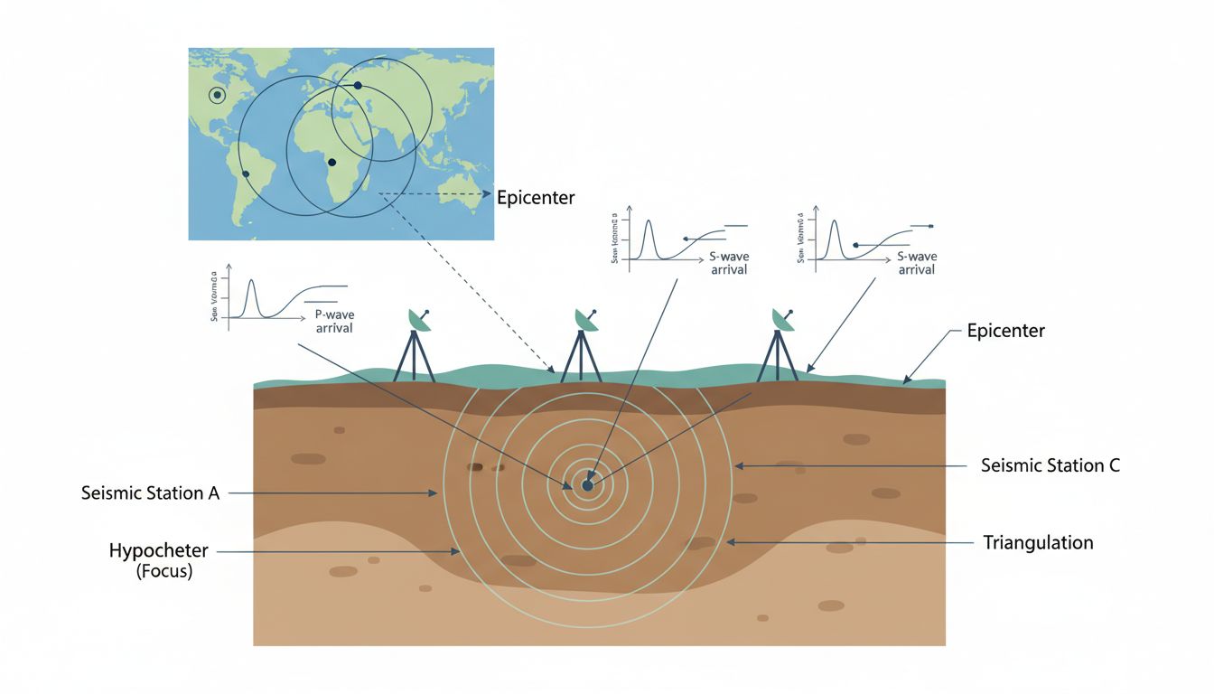 How Earthquake Depth of Focus and Epicenters Are Determined